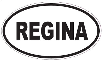 REGINA - Oval Sticker