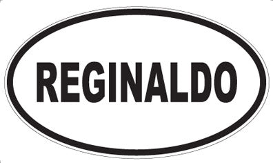 REGINALDO - Oval Magnet