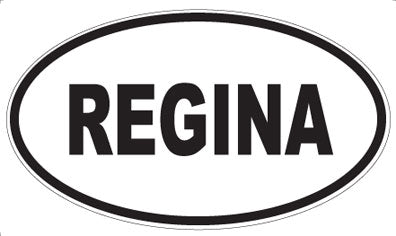 REGINA - Oval Magnet