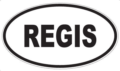 REGIS - Oval Magnet