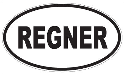REGNER - Oval Magnet
