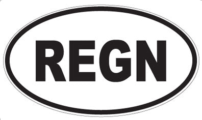 REGN - Oval Magnet