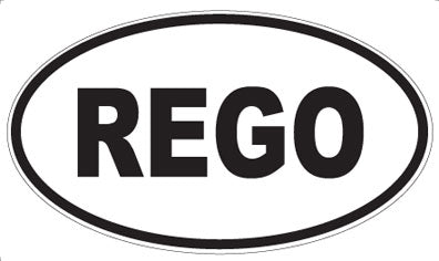 REGO - Oval Magnet