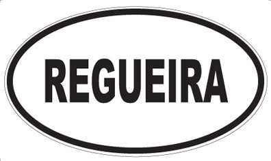 REGUEIRA - Oval Sticker