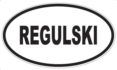 REGULSKI - Oval Magnet