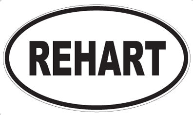 REHART - Oval Magnet