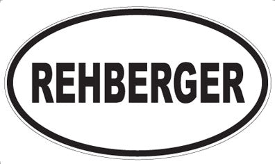REHBERGER - Oval Magnet