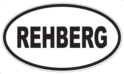 REHBERG - Oval Magnet