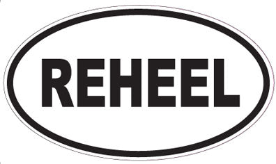 REHEEL - Oval Sticker