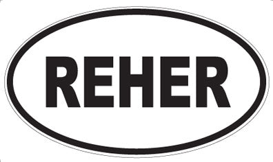 REHER - Oval Magnet