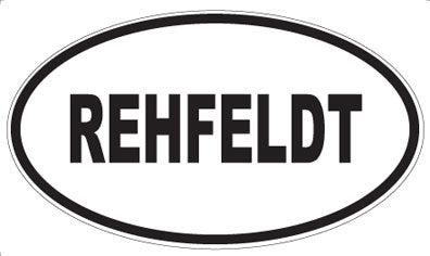 REHFELDT - Oval Magnet