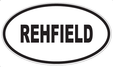 REHFIELD - Oval Magnet