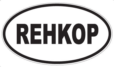 REHKOP - Oval Magnet