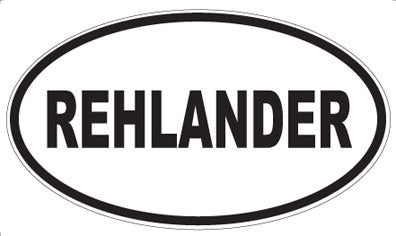 REHLANDER - Oval Magnet