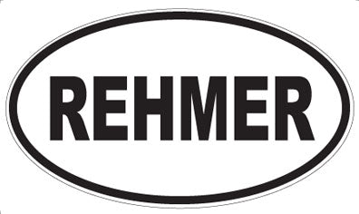 REHMER - Oval Magnet