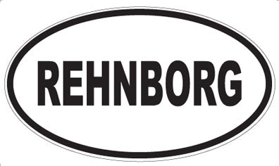 REHNBORG - Oval Magnet