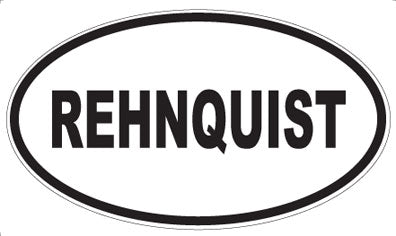 REHNQUIST - Oval Magnet