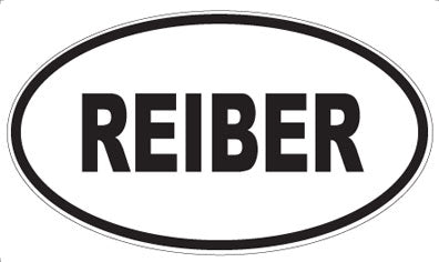 REIBER - Oval Magnet