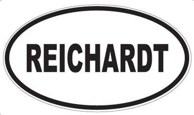 REICHARDT - Oval Magnet