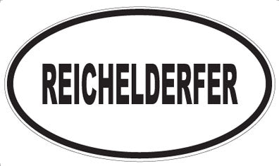 REICHELDERFER - Oval Magnet
