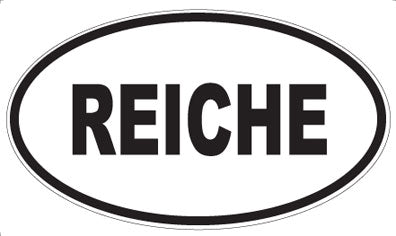 REICHE - Oval Magnet