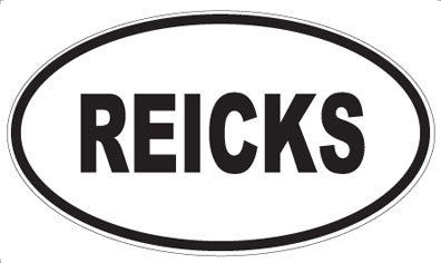 REICKS - Oval Magnet