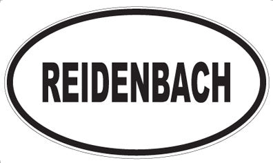 REIDENBACH - Oval Magnet