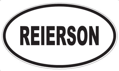 REIERSON - Oval Magnet
