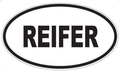 REIFER - Oval Magnet