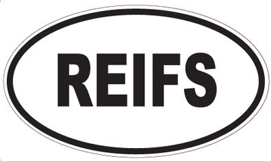 REIFS - Oval Magnet