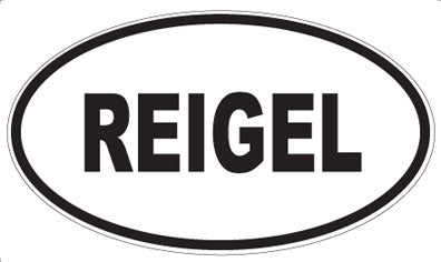 REIGEL - Oval Magnet