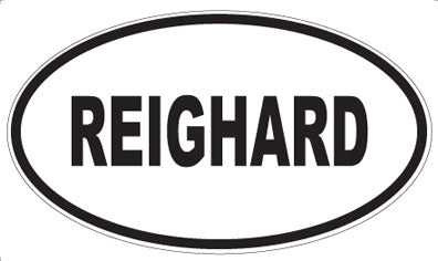 REIGHARD - Oval Magnet