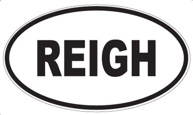 REIGH - Oval Magnet