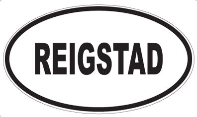 REIGSTAD - Oval Magnet