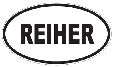REIHER - Oval Magnet