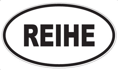 REIHE - Oval Magnet
