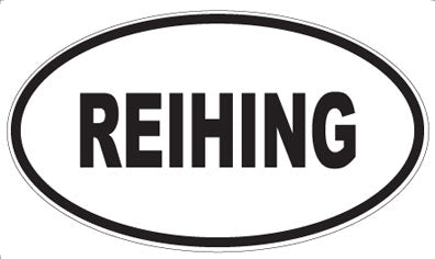 REIHING - Oval Magnet