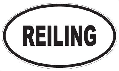 REILING - Oval Magnet