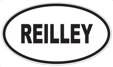 REILLEY - Oval Magnet