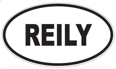 REILY - Oval Sticker