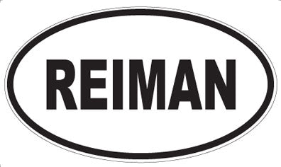 REIMAN - Oval Magnet