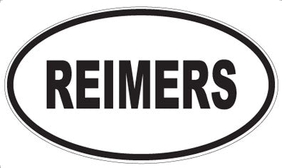 REIMERS - Oval Magnet
