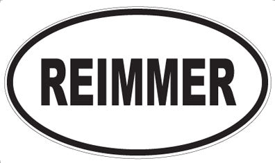 REIMMER - Oval Magnet