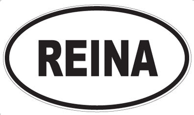 REINA - Oval Sticker