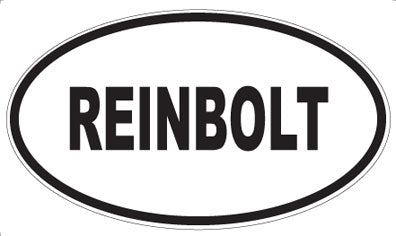 REINBOLT - Oval Sticker