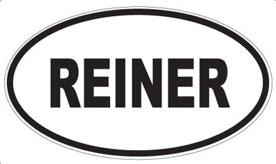 REINER - Oval Sticker