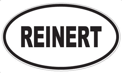 REINERT - Oval Sticker