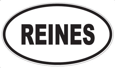REINES - Oval Magnet