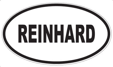 REINHARD - Oval Magnet