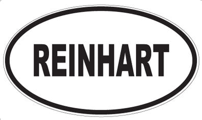 REINHART - Oval Magnet